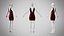 Dress 34 Burgundy Velvet