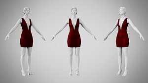 Dress 34 Burgundy Velvet