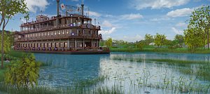 3D mississippi river