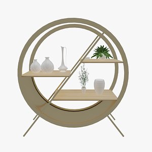 GOLDEN CIRCLE WHEEL TABLE 3D model