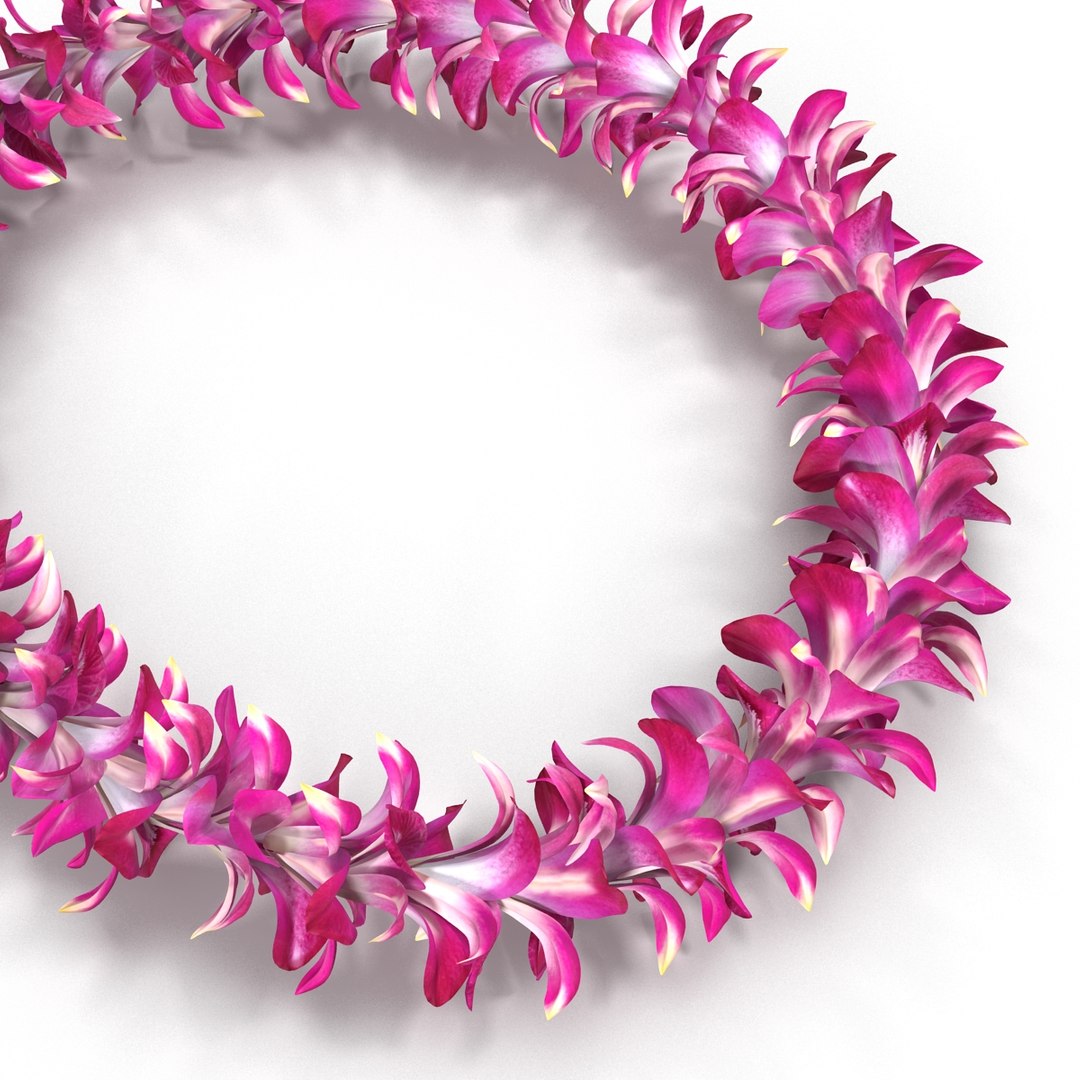 3d hawaiian leis model