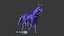 War Horse Rigged 3D Model