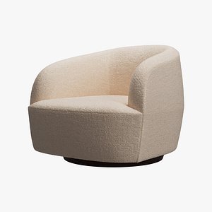 Sumo Lounge Chair by holly hunt 3D