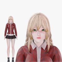 Casual Clothing 0002 - UE5 - Unity - Blender - Animated - Realistic Female Character
