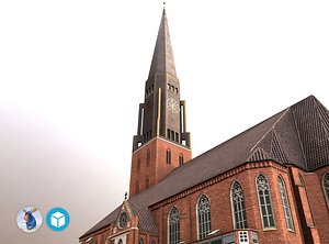 3D hamburg stjacobi kirche