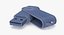Werbeartikel USB Stick Mockup 03 Blue Open