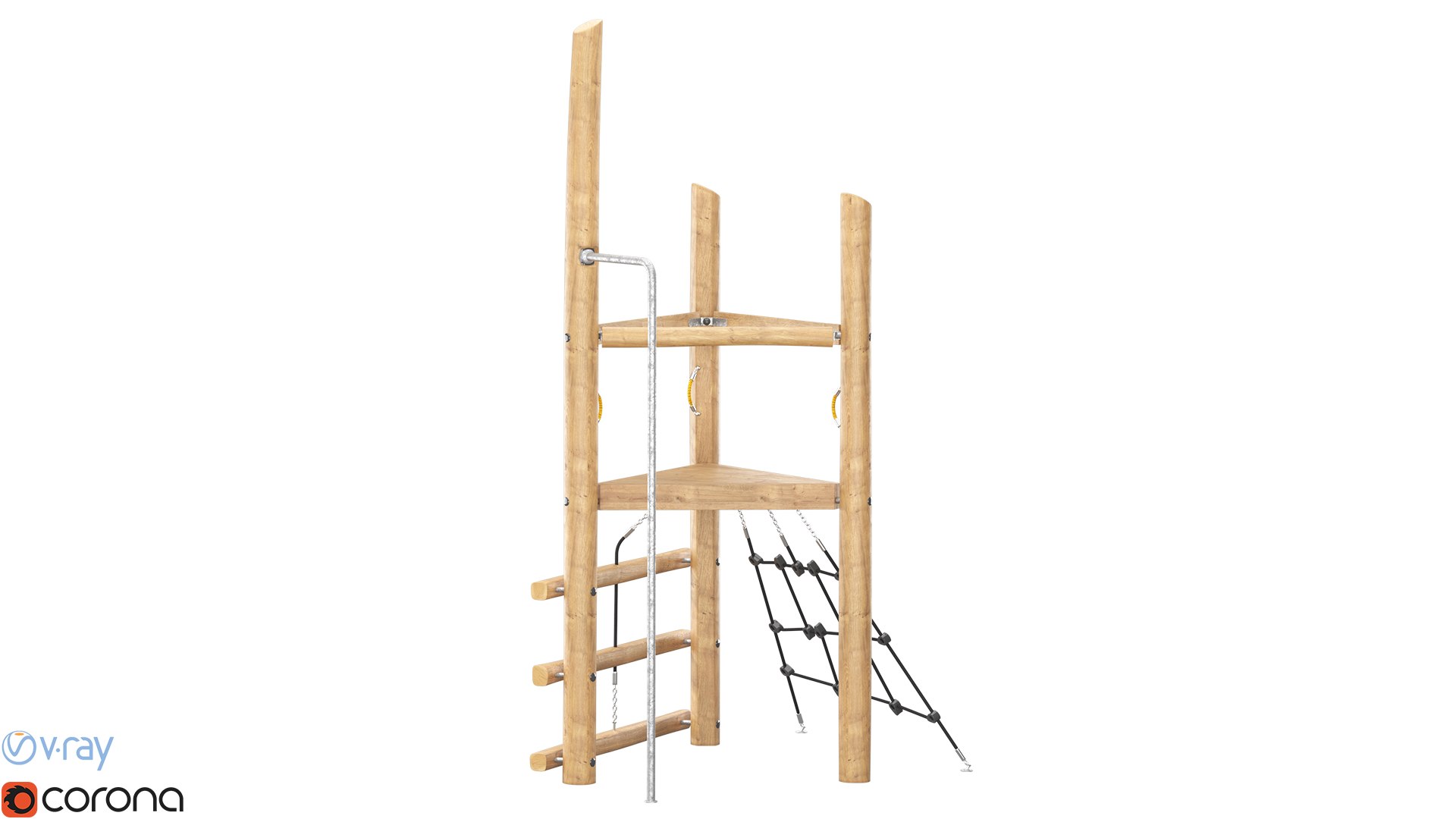 Robina Play System Tower And Net 3D Model - TurboSquid 1836975