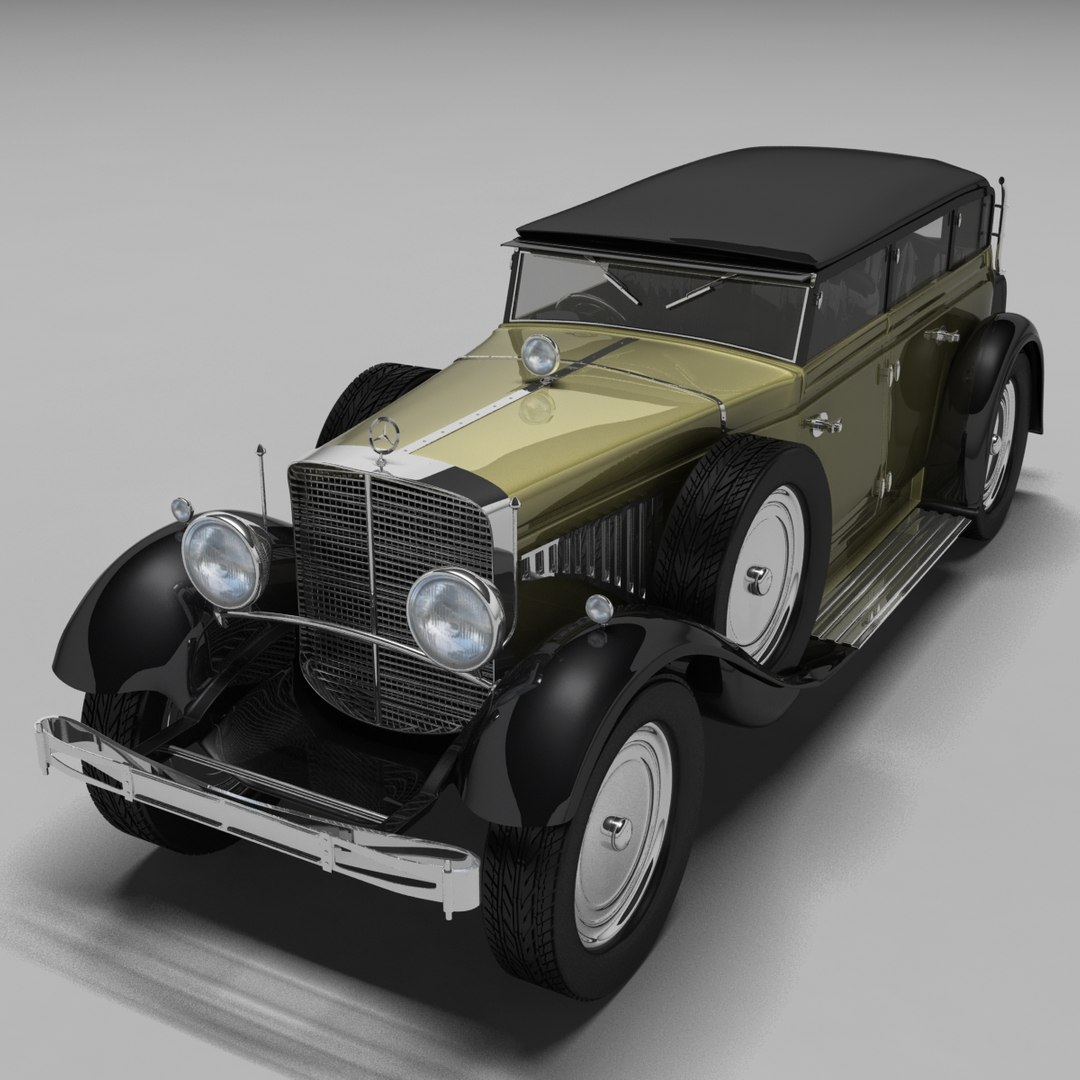 3d Model Of Mercedes Benz Classic
