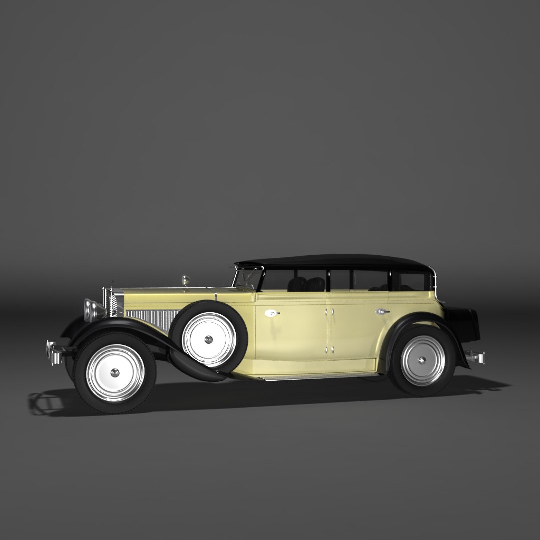 3d Model Of Mercedes Benz Classic