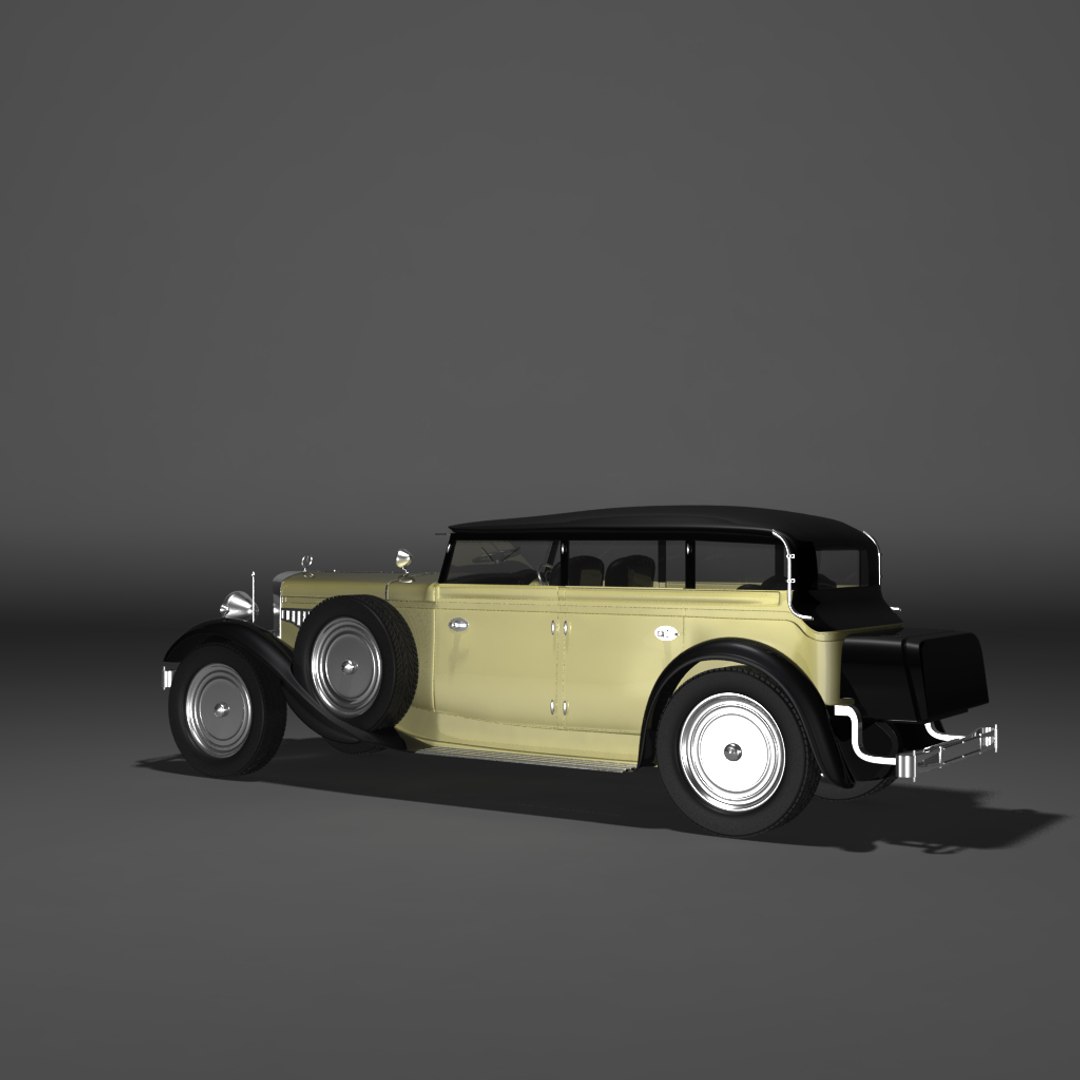 3d Model Of Mercedes Benz Classic