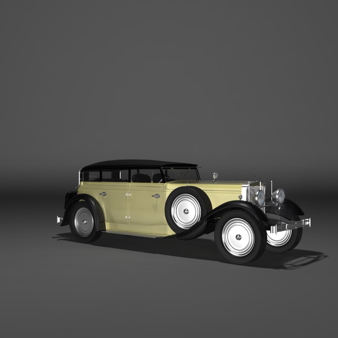 3d Model Of Mercedes Benz Classic