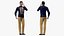 Rigged Asian Men Collection 2 for Maya