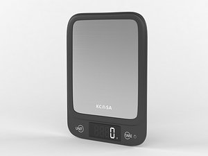 3D digital kitchen scale model