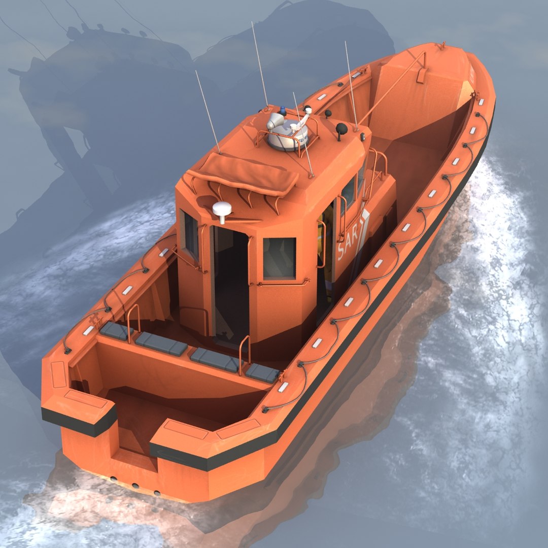 Fast Rescue Boat 3d Max