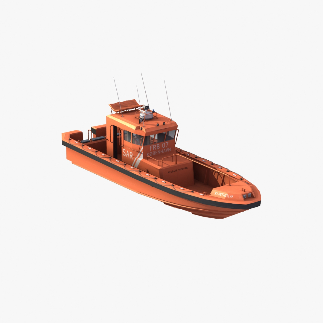 Fast Rescue Boat 3d Max