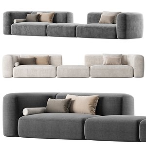 clara sofa baxter 3D model