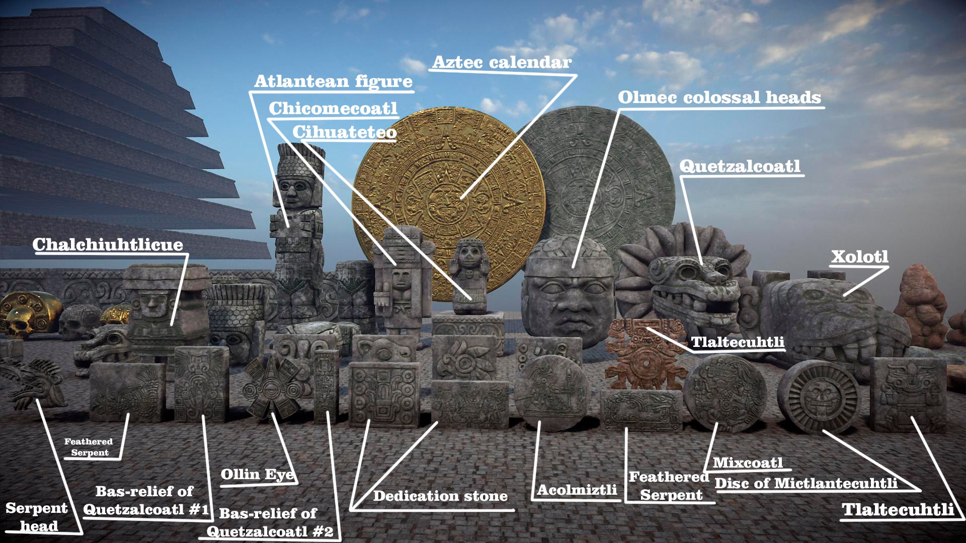 3D Model Lost Temple Of The Aztecs - TurboSquid 1725543