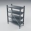 Galvanized Storage Shelving 1250x610mm Configuration 02