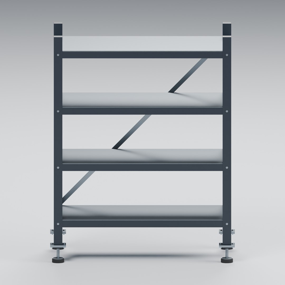 3D model Galvanized Storage Shelving 1250x610mm Configuration 02 https://p.turbosquid.com/ts-thumb/it/70BRwz/ju/03_front/jpg/1791749156/1920x1080/fit_q87/32da793baa3c972d253eb88e0b6752f40061b60b/03_front.jpg
