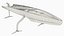 High-Speed Yacht Foiling Hull AC75 Red