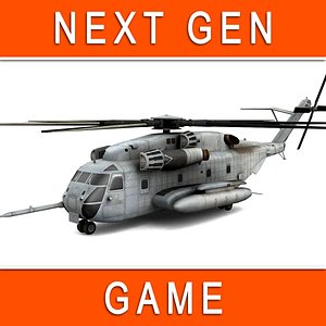 sikorsky ch-53e super stallion 3d max