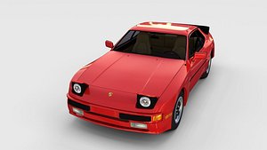 Early Porsche 944 with interior