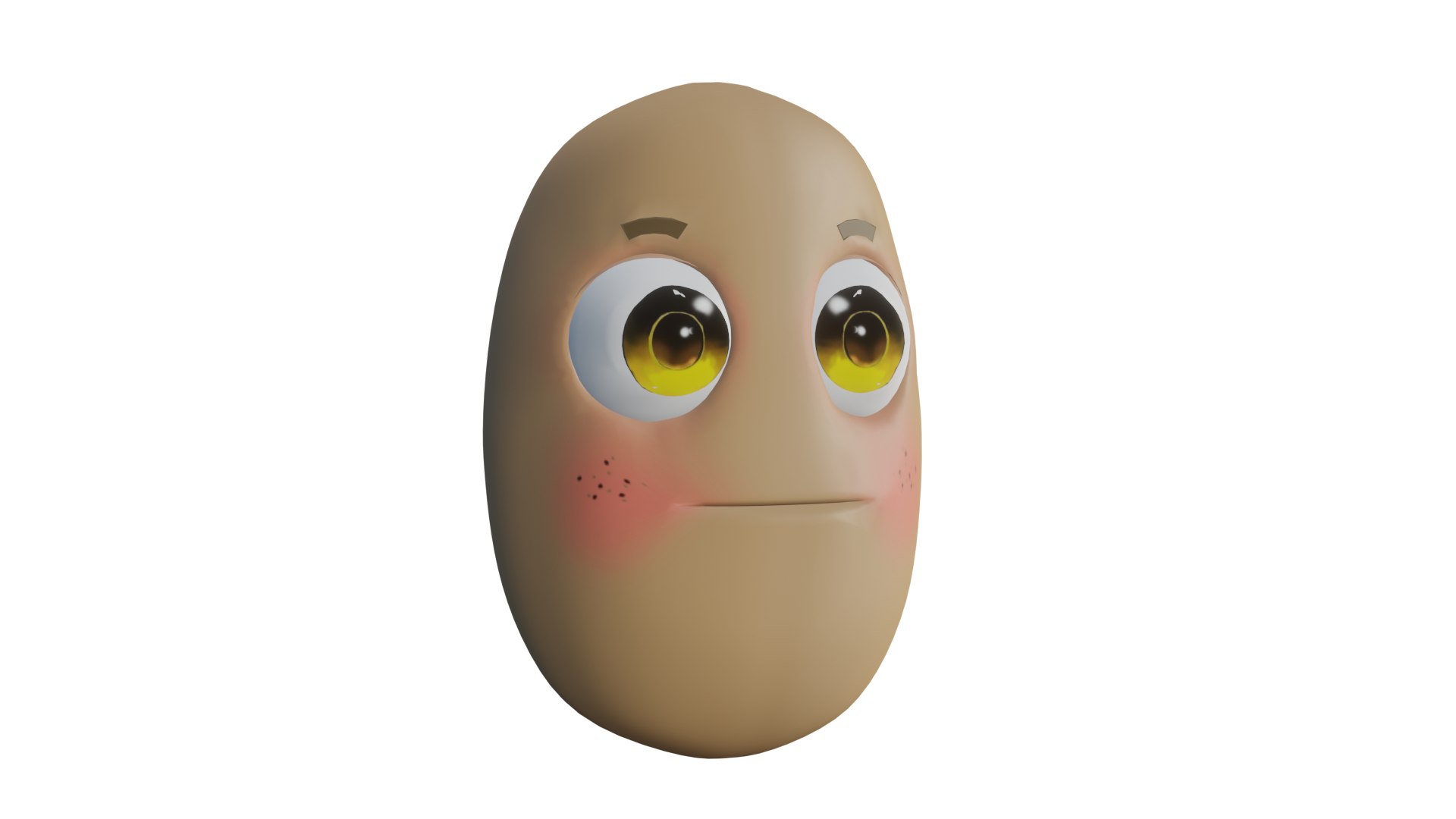 3D potato cartoon model https://p.turbosquid.com/ts-thumb/it/I4h03v/Mc/preview/png/1617336942/1920x1080/fit_q87/37b8b25be0e1a55d676da19d1cfdcfeec9b9dee6/preview.jpg