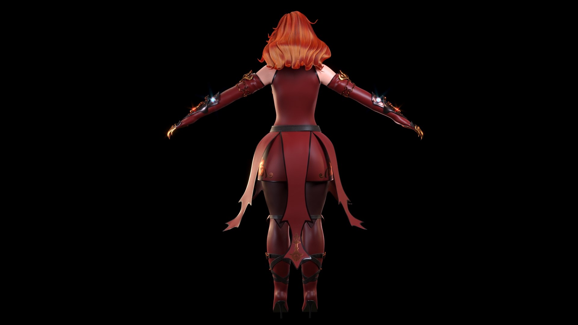 Female Mage 3D Model - TurboSquid 1623707