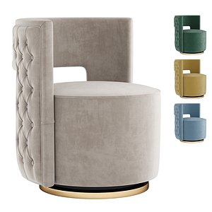 3D Kare Design Festino Swivel Chair