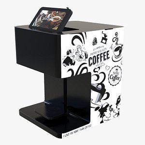 3D Selfie Coffee Printer Machine Model