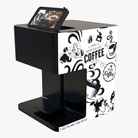 3D Selfie Coffee Printer Machine Model