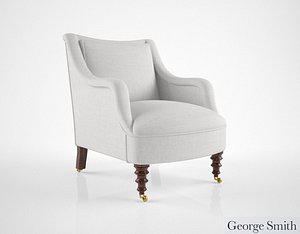 3D george smith fairhill chair model