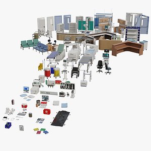 Hospital Props Mega Collection 1A