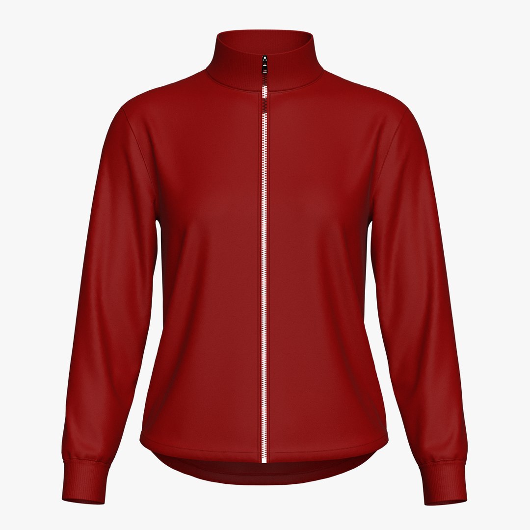 Elegant Ladies Winter Jacket Model TurboSquid 2082898