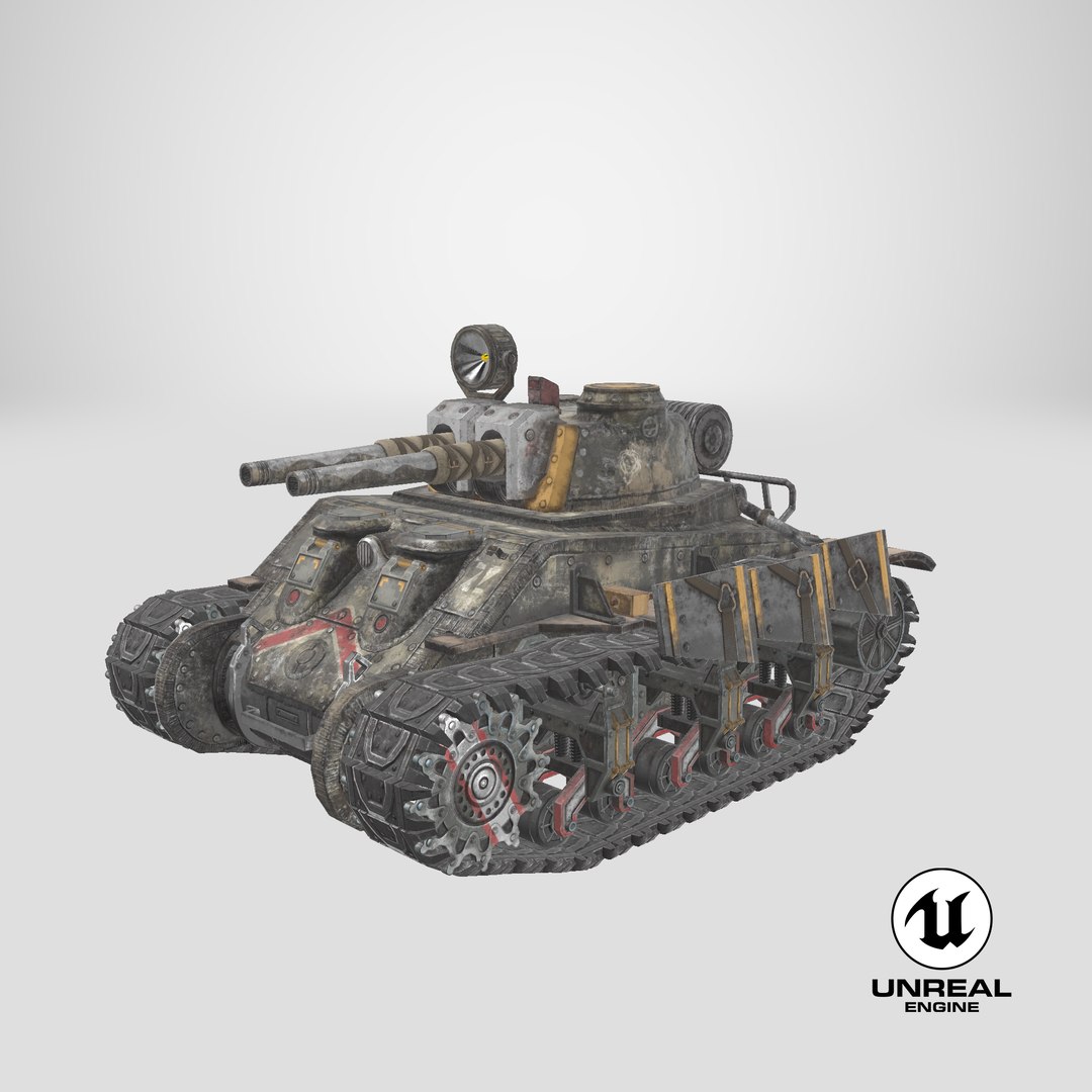 Tank Apocalyptic 3D Model - TurboSquid 1612802