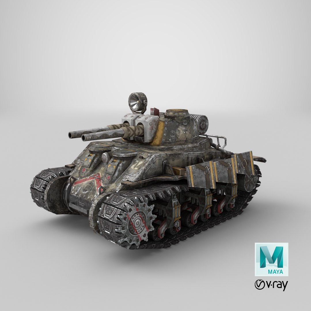 Tank Apocalyptic 3D Model - TurboSquid 1612802