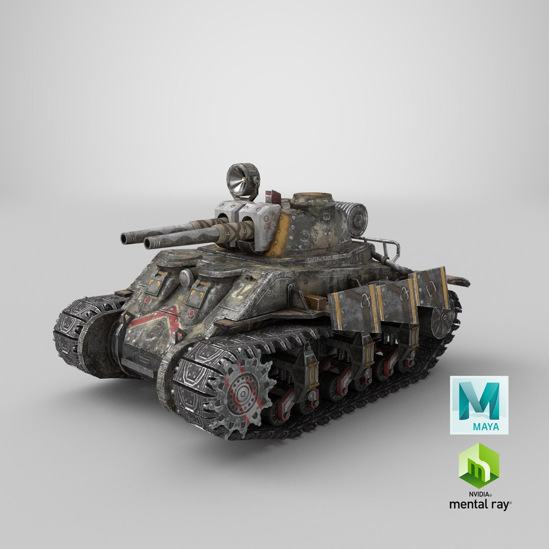 Tank Apocalyptic 3D Model - TurboSquid 1612802