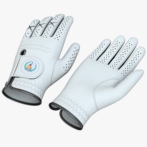 3d model golf glove