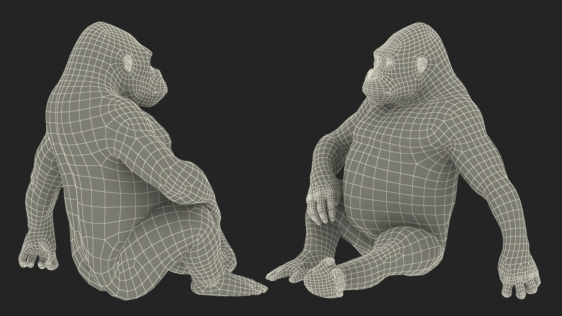 3D Eastern Gorilla Sitting Pose Fur model https://p.turbosquid.com/ts-thumb/it/TV0gz5/i3/easterngorillasittingposefurmb3dmodel023/jpg/1708586542/1920x1080/fit_q87/ca5f449f88cf9b6de35220b8a91cb1d44b696896/easterngorillasittingposefurmb3dmodel023.jpg