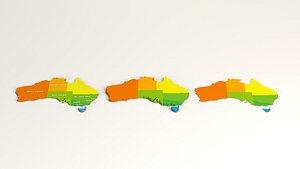 Australia administrative maps