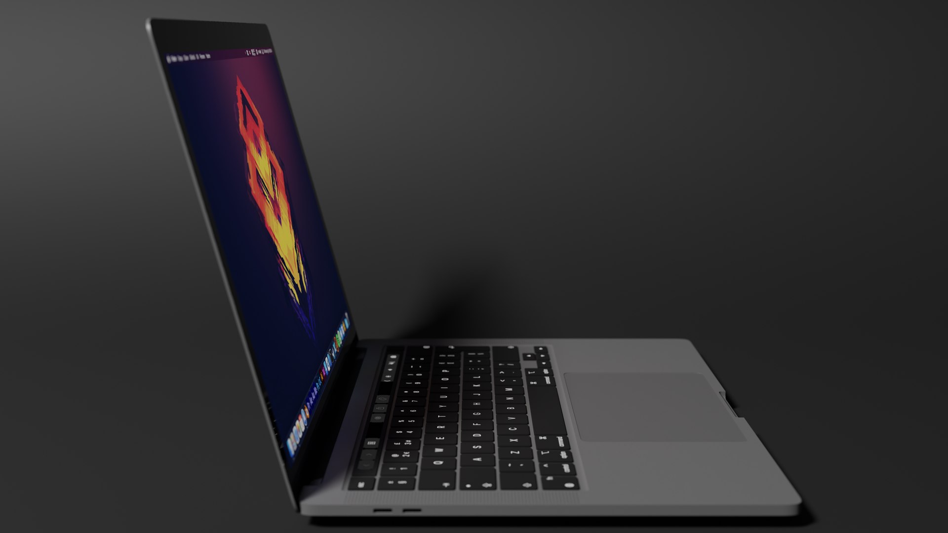 3D 2021 M1 MacBook Pro 13 Inch Model - TurboSquid 1754039