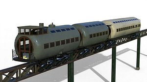 Meigs Elevated Railway 3D model