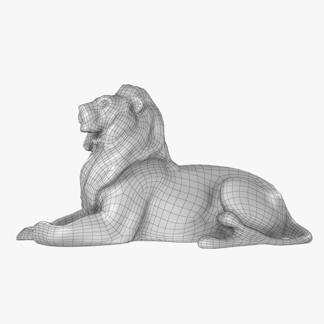 Lion Statue 3D Model TurboSquid 1221828   Lion360w 1 