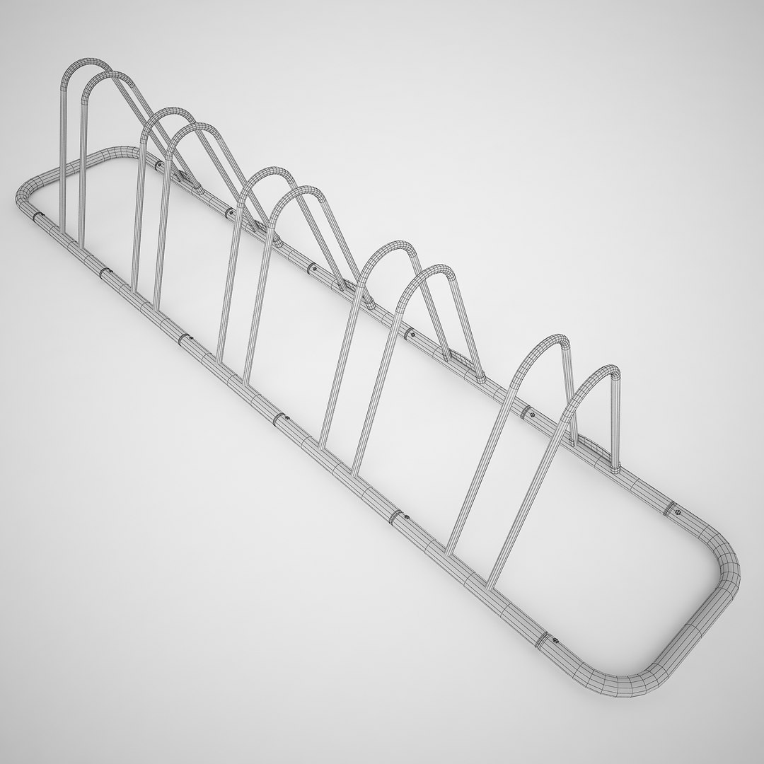 Free Bicycle Parking Rack 3d Model