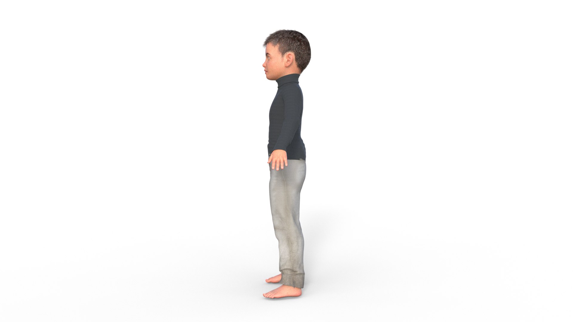 3D Realistic 3D Child Character Model - TurboSquid 2400375
