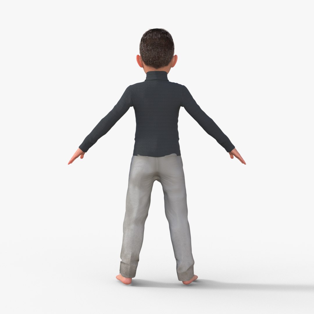 3D Realistic 3D Child Character Model - TurboSquid 2400375