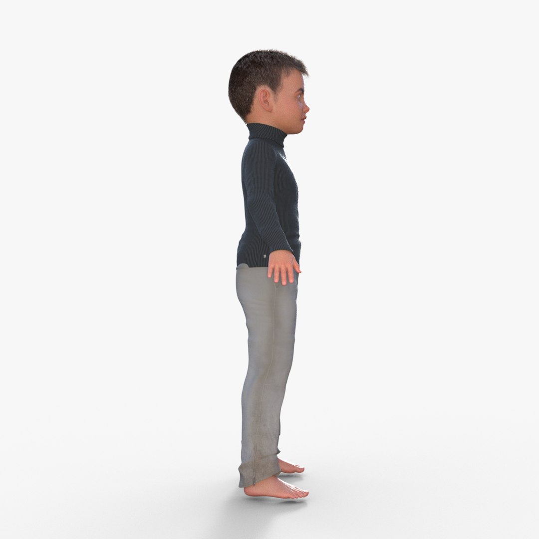 3D Realistic 3D Child Character Model - TurboSquid 2400375