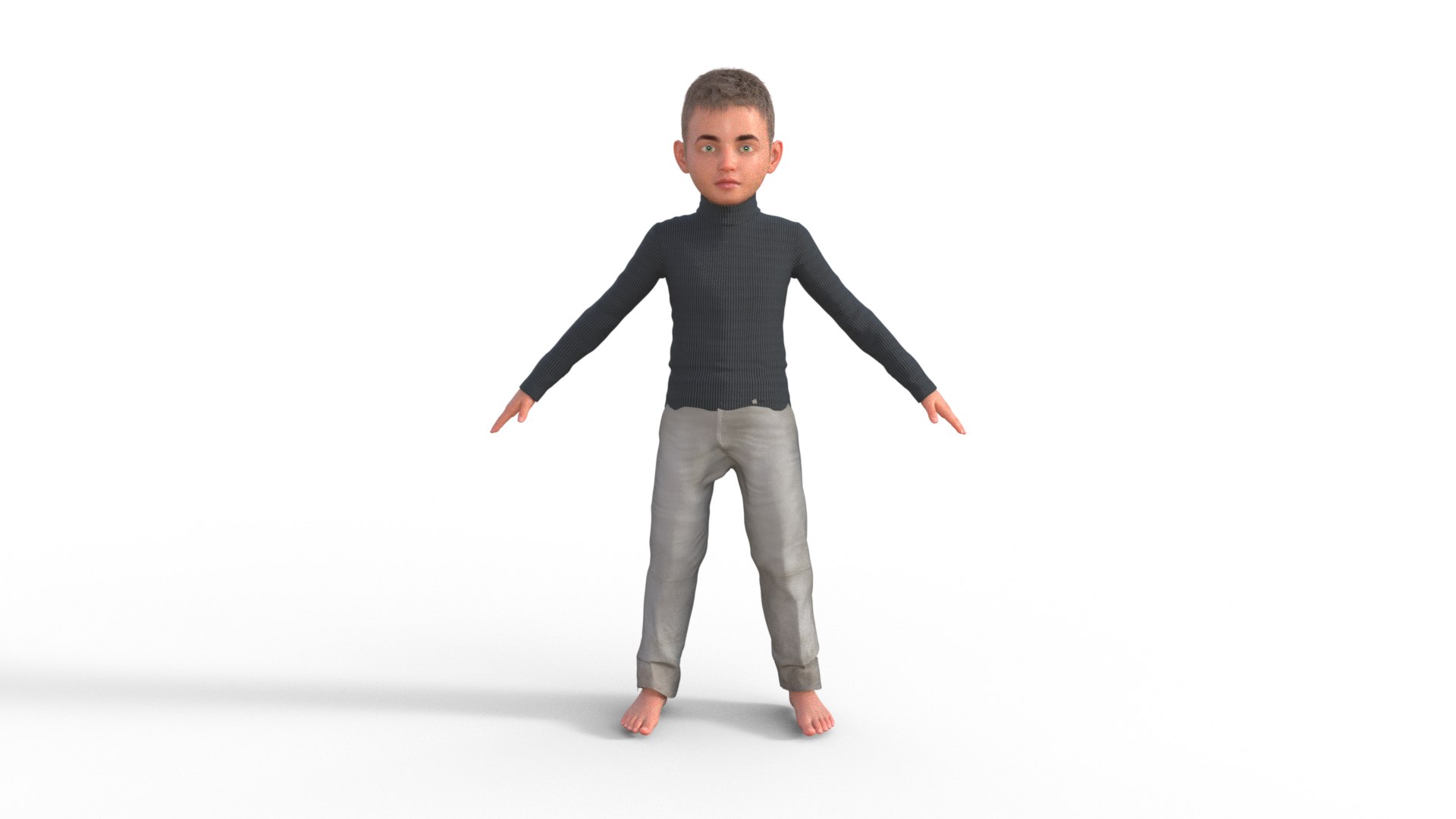 3D Realistic 3D Child Character Model - TurboSquid 2400375