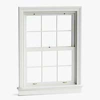 Sash Window - Detailed Classic Double Hung 12 Piece