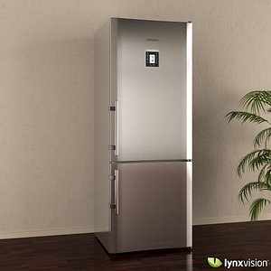 3d liebherr refrigerator freezer model